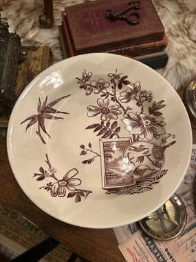 Antique “Kenilworth” Aesthetic Transferware Bowl by Henry Alcock & Co.